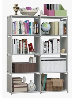 Foto 3 | Librero Xtellar Adilier A01 Gris 80x125x27 Cm