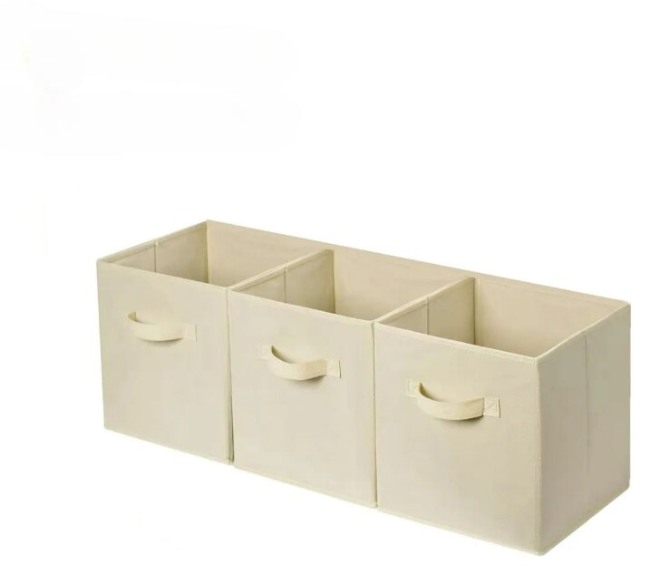 Cajas Xtellar De Almacenamiento De Organizadora Tela Plegables/3pcs $569