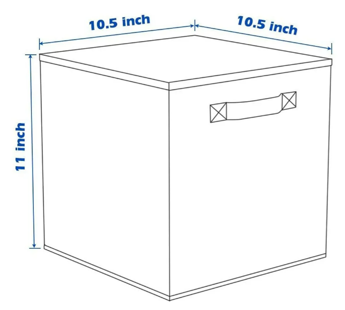Foto 4 | Cajas Xtellar De Almacenamiento De Organizadora Tela Plegables/3pcs