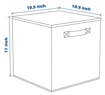 Foto 4 | Cajas Xtellar De Almacenamiento De Organizadora Tela Plegables/3pcs