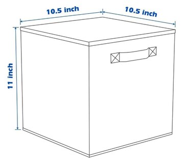 Foto 4 | Cajas Xtellar De Almacenamiento De Organizadora Tela Plegables/3pcs
