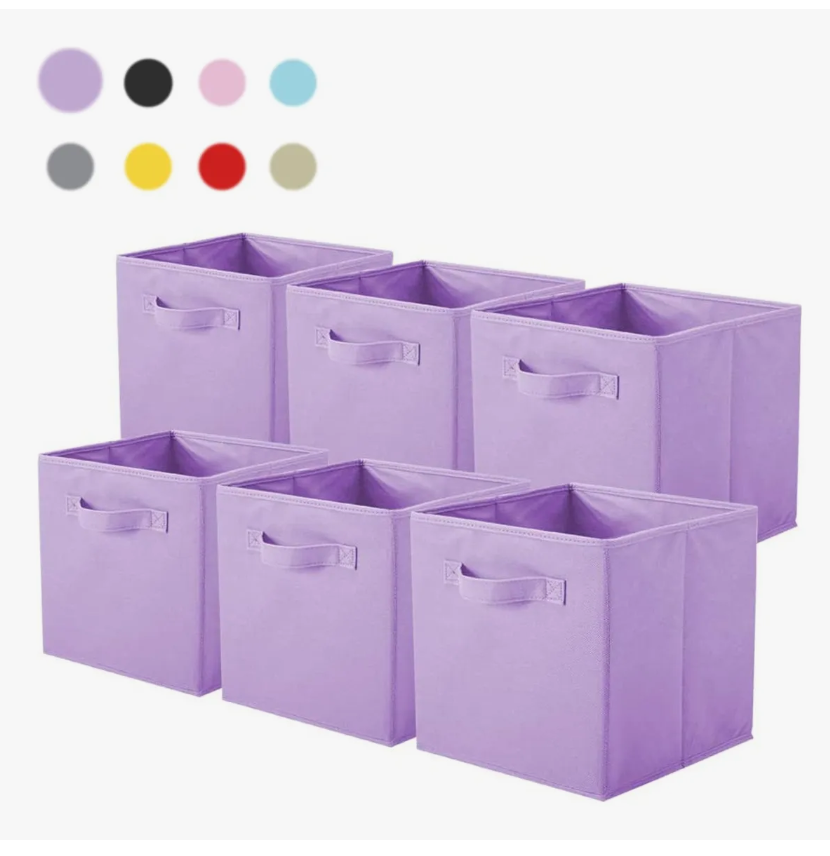Foto 1 | Cajas De Almacenamiento De Organizadora Tela Plegables/6pcs