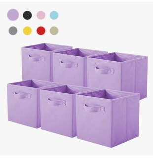 Foto 1 | Cajas De Almacenamiento De Organizadora Tela Plegables/6pcs