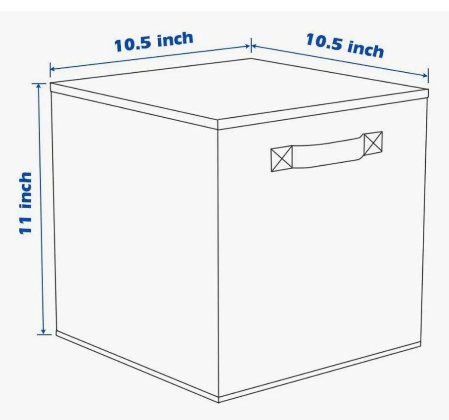 Foto 6 pulgar | Cajas De Almacenamiento De Organizadora Tela Plegables/6pcs