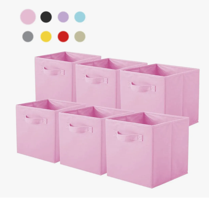 Foto 2 pulgar | Cajas De Almacenamiento De Organizadora Tela Plegables/6pcs
