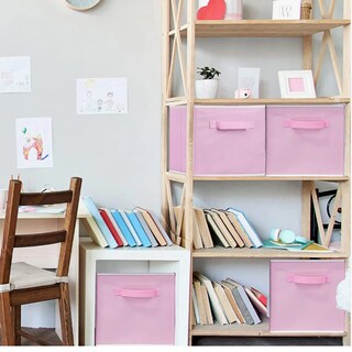 Foto 4 | Cajas De Almacenamiento De Organizadora Tela Plegables/6pcs
