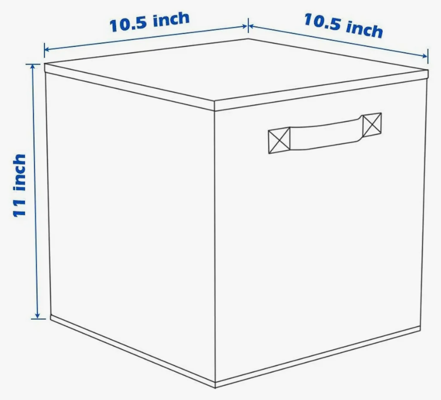Foto 6 pulgar | Cajas De Almacenamiento De Organizadora Tela Plegables/6pcs