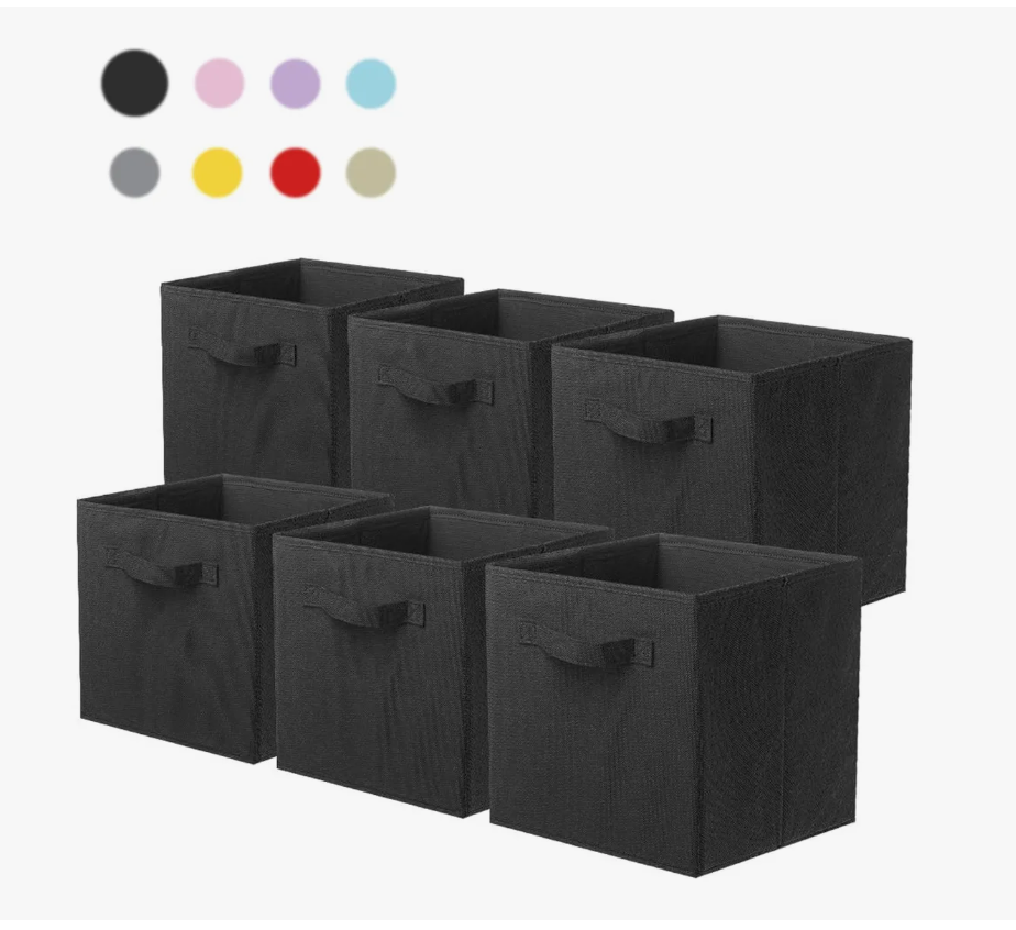 Foto 2 pulgar | Cajas De Almacenamiento De Organizadora Tela Plegables/6pcs