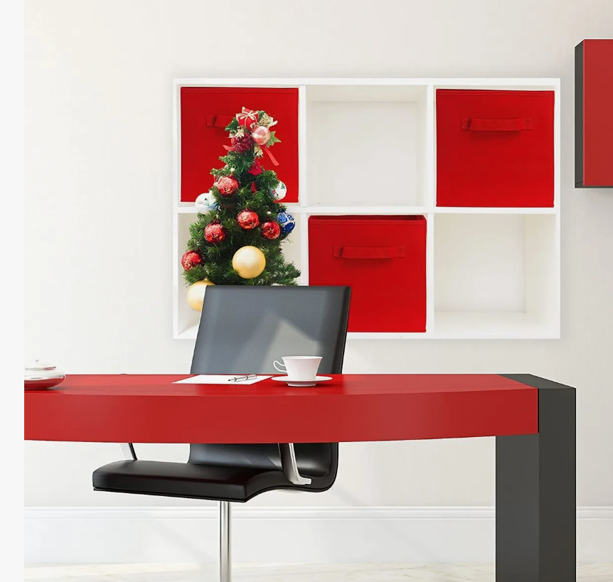 Foto 2 | Cajas De Almacenamiento De Organizadora Tela Plegables/6pcs