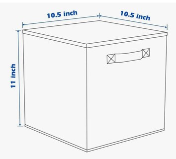 Foto 4 | Cajas De Almacenamiento De Organizadora Tela Plegables/6pcs
