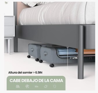 Foto 5 | Caja De Almacenamiento Para Zapatos Debajo De Cama Bolsa 3pc