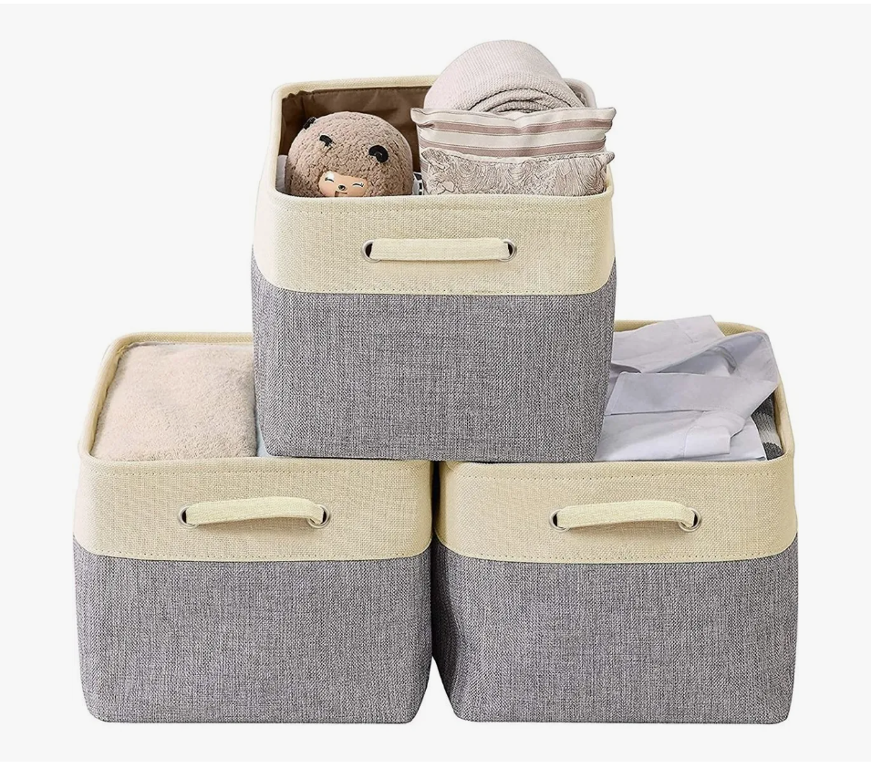 Foto 1 | 3 Cajas De Almacenamiento Plegables Grandes
