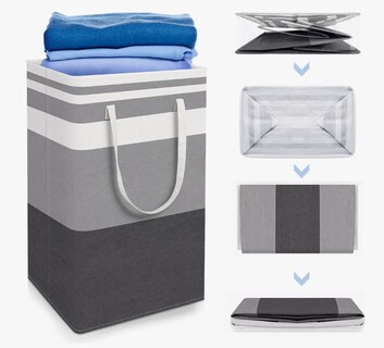 Foto 4 | Cesto para Ropa 3 Piezas 75 l
