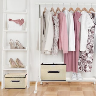 Foto 3 | Caja Organizadora De Tela Con Division Closet Aleissi 701325 Beige