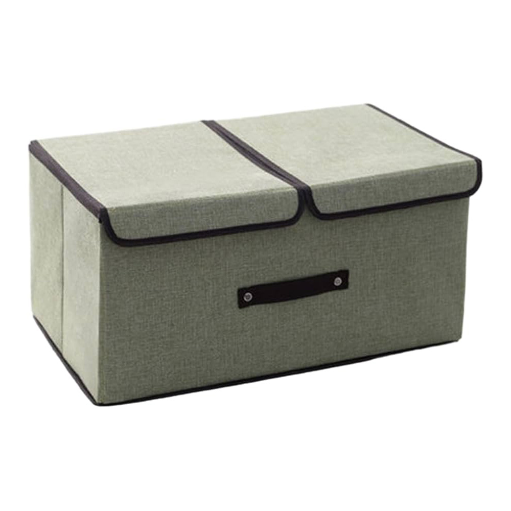 Foto 2 pulgar | Caja Organizadora De Tela Con Division Closet Aleissi 701328  Verde