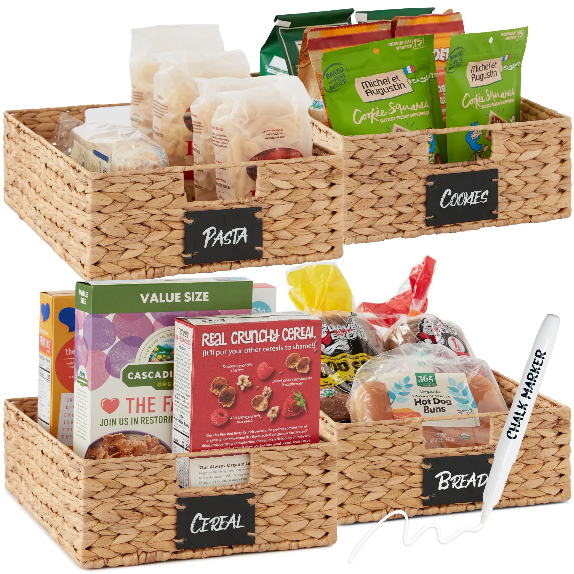 Foto 1 | Cestas De Despensa Best Choice Products, Jacinto De Agua, 16 X 12 Pulgadas - Venta Internacional.