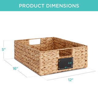 Foto 7 | Cestas De Despensa Best Choice Products, Jacinto De Agua, 16 X 12 Pulgadas - Venta Internacional.