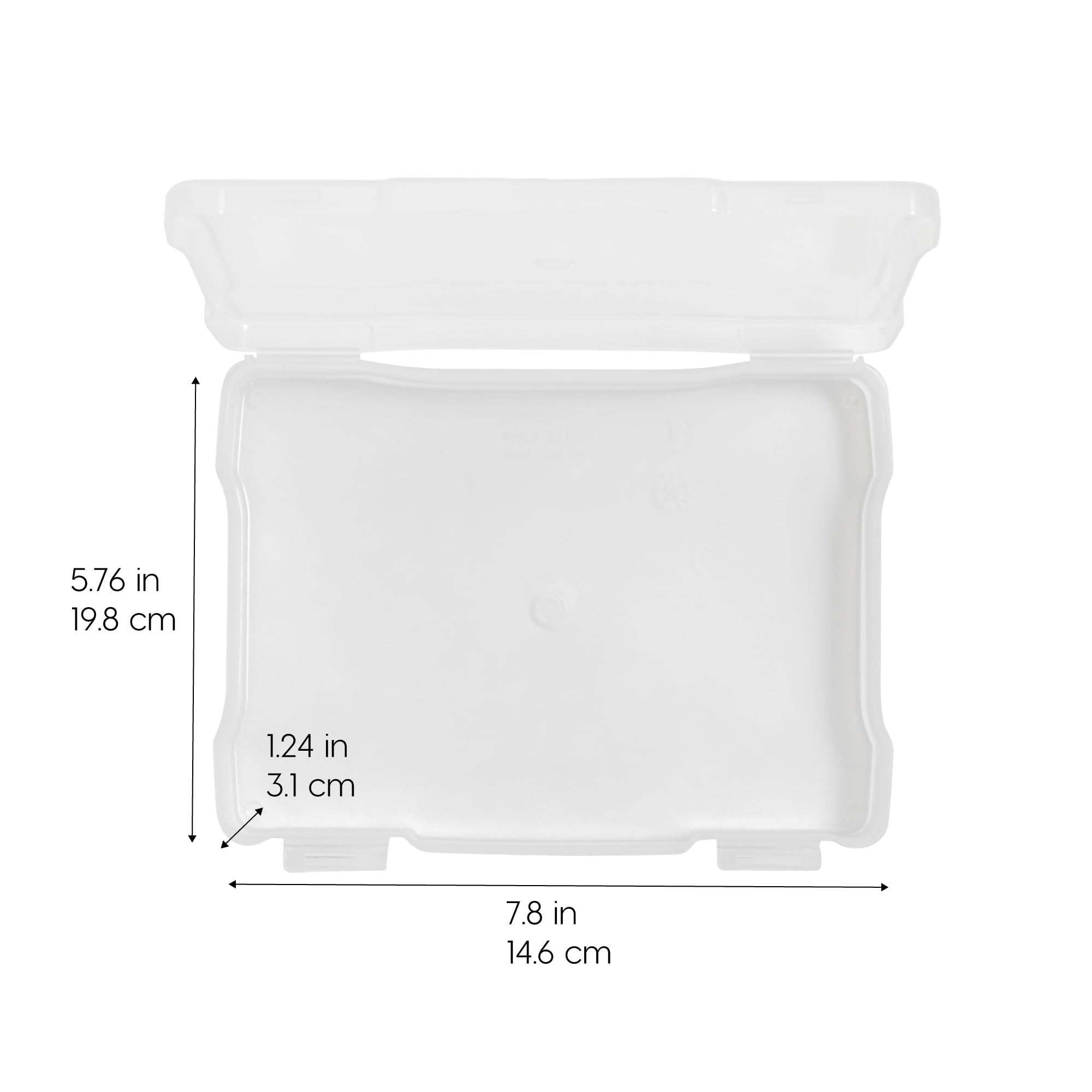 Foto 3 pulgar | Caja De Almacenamiento De Fotos Iris Usa Keeper 5 X 7, Paquete De 10, Transparente - Venta Internacional.