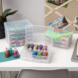 Foto 5 | Caja De Almacenamiento De Fotos Iris Usa Keeper 5 X 7, Paquete De 10, Transparente - Venta Internacional.