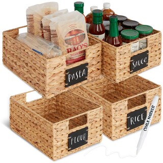 Foto 1 | Cestas De Despensa Best Choice Products Water Jacinth, 4 Unidades - Venta Internacional.