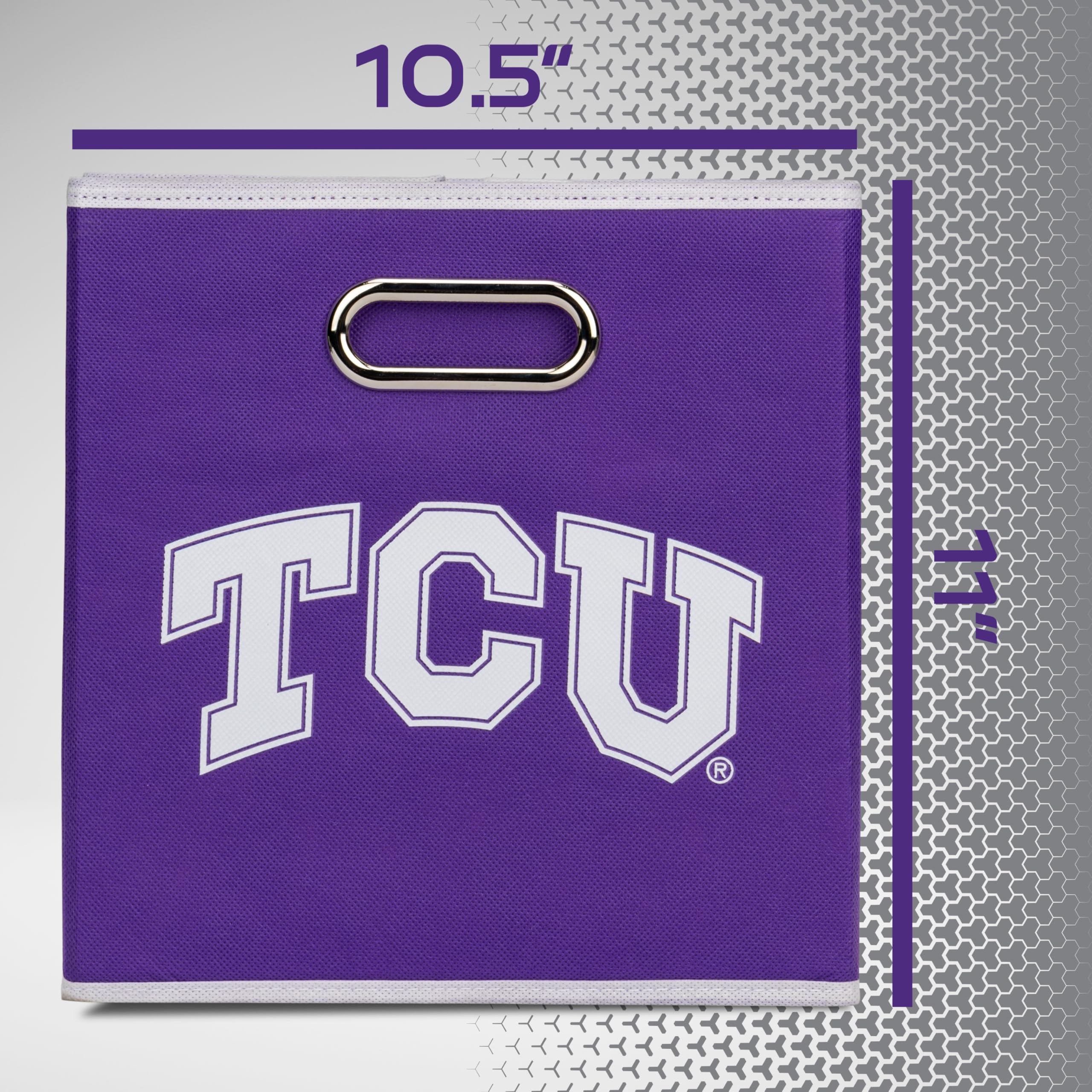 Foto 2 | Cubo De Almacenamiento Franklin Sports Ncaa Tcu Horned-frogs - Venta Internacional.