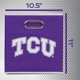 Foto 2 | Cubo De Almacenamiento Franklin Sports Ncaa Tcu Horned-frogs - Venta Internacional.