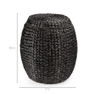 Foto 7 | Cesta De Almacenamiento Best Choice Products Vintage Jacinth Black - Venta Internacional.