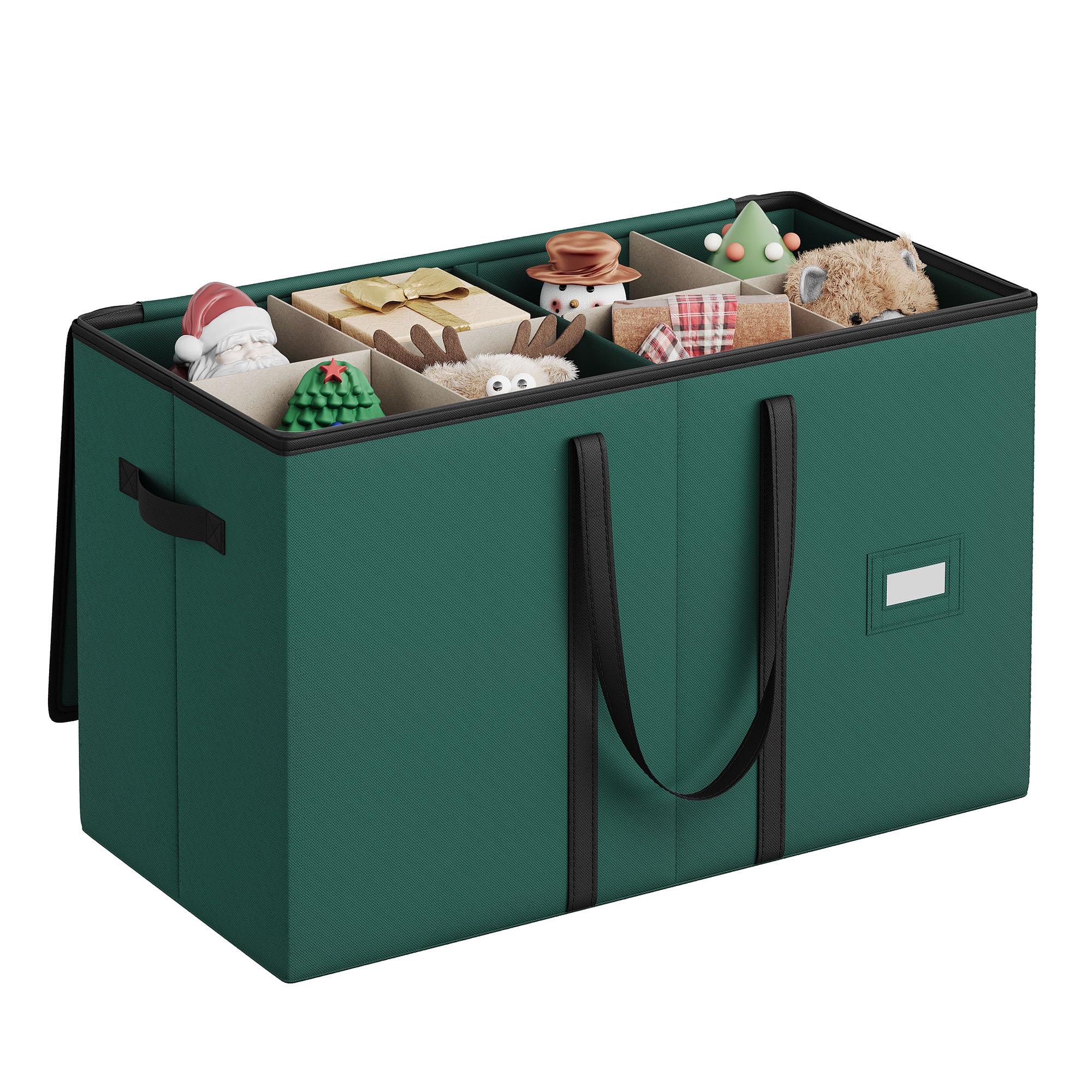 Foto 2 pulgar | Caja De Almacenamiento De Figuras Navideñas Songmics Para 15 Pulgadas, Color Verde - Venta Internacional.