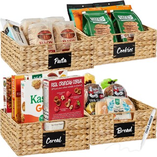 Foto 1 | Cestas De Despensa Best Choice Products Water Jacinth, 4 Unidades - Venta Internacional.