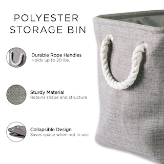 Foto 7 | Cubo de Almacenamiento Dii Plegable Gris - Venta Internacional
