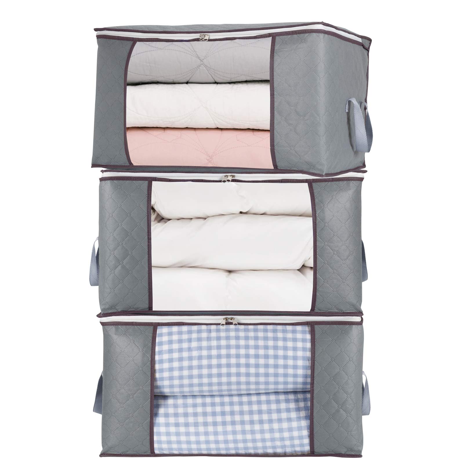 Foto 2 pulgar | Cajas Organizadoras Gris 3 Piezas-Venta Internacional