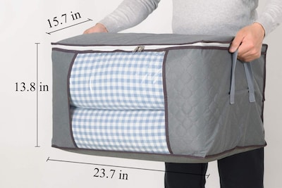 Foto 2 | Cajas Organizadoras Gris 3 Piezas-Venta Internacional
