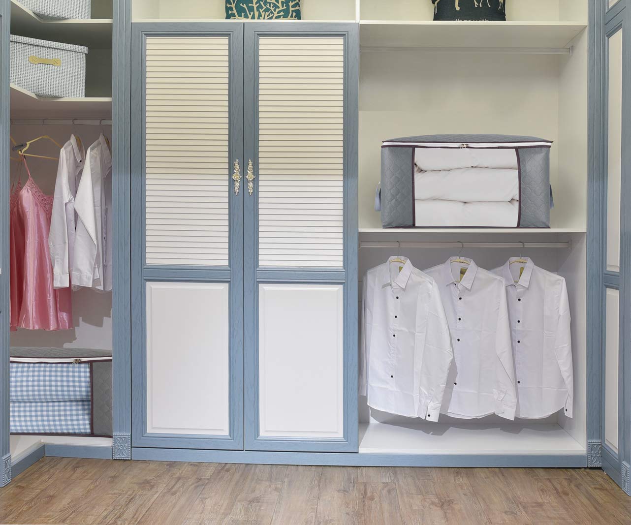 Foto 4 | Cajas Organizadoras Gris 3 Piezas-Venta Internacional