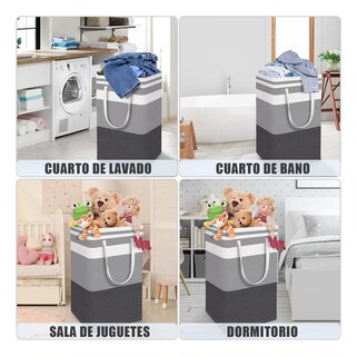 Foto 2 | Cestos Plegables Tucson para Ropa 75 L 3 Piezas