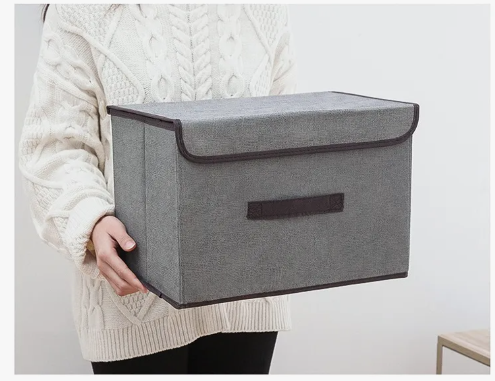 Foto 5 pulgar | Caja de Almacenamiento de Tela con Tapas 6 Piezas