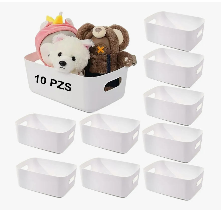 Foto 2 pulgar | Caja Organizador Cesto Xtellar Almacenamiento Multiusos 10 piezas
