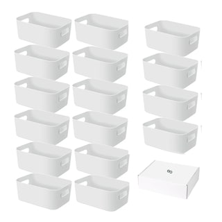 Foto 1 | 16 Pzs Cajas Almacenamiento Organizador Cosméticos Papelería Eo Safe Imports Esi-20503 Blanco