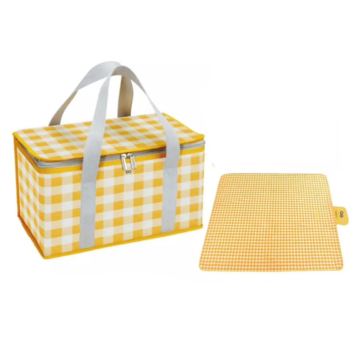 Foto 1 | Bolsa de Pícnic Reutilizable y Tapete Camping Eo Safe Imports Esi-20505 Amarillo 2 Piezas