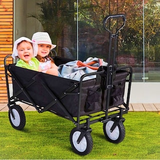 Foto 5 | Carrito Vagón Plegable Multifuncional Para Jardín Camping