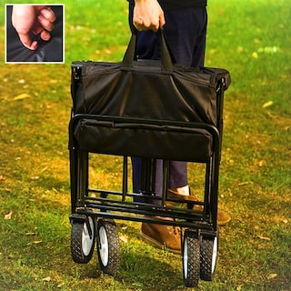 Foto 6 | Carrito Vagón Plegable Multifuncional Para Jardín Camping