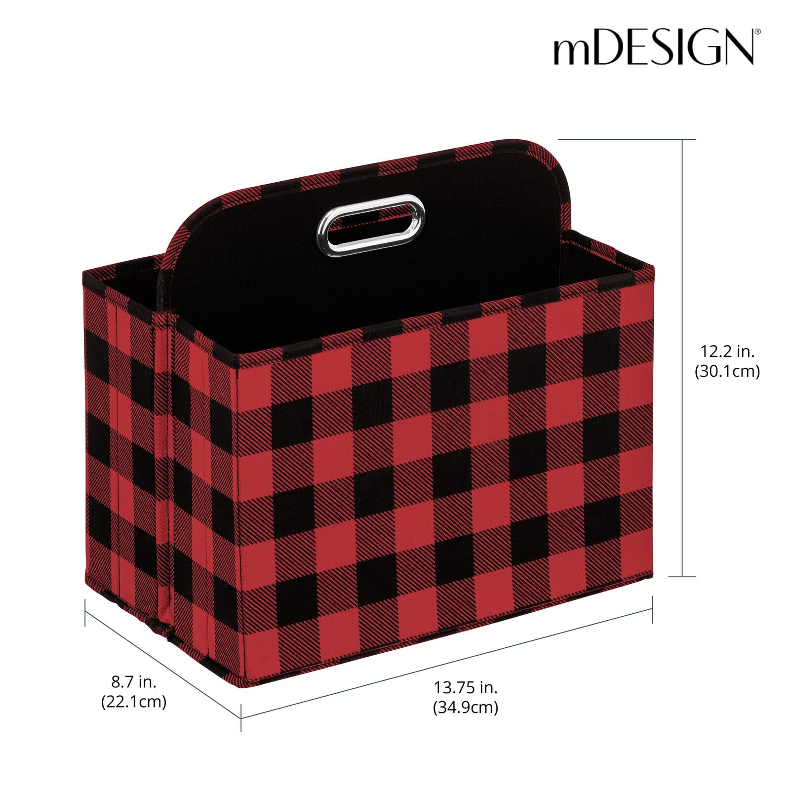 Foto 4 pulgar | Caja De Almacenamiento Mdesign Holiday Para Envolver Regalos De Navidad - Venta Internacional.