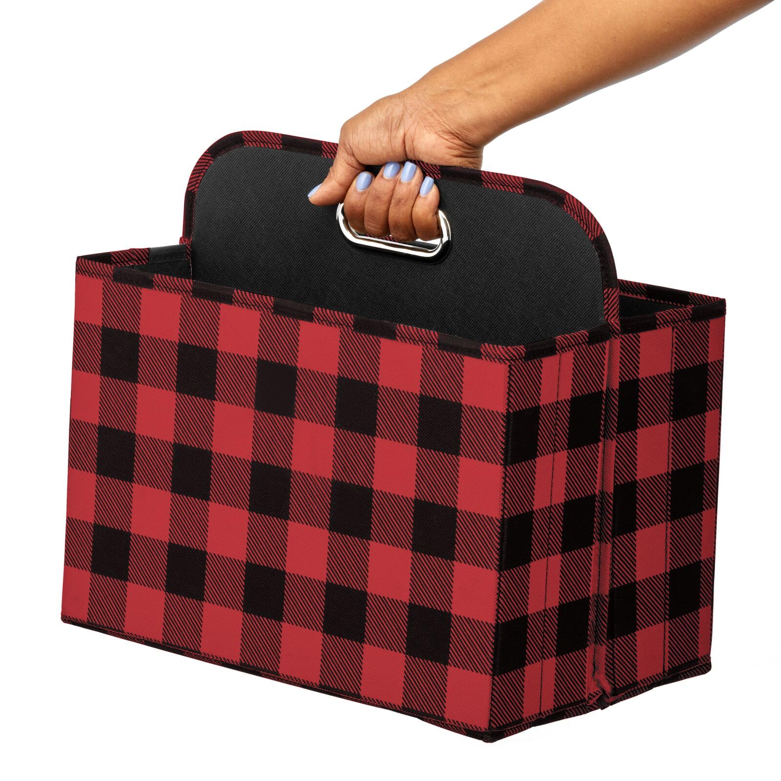 Foto 6 pulgar | Caja De Almacenamiento Mdesign Holiday Para Envolver Regalos De Navidad - Venta Internacional.