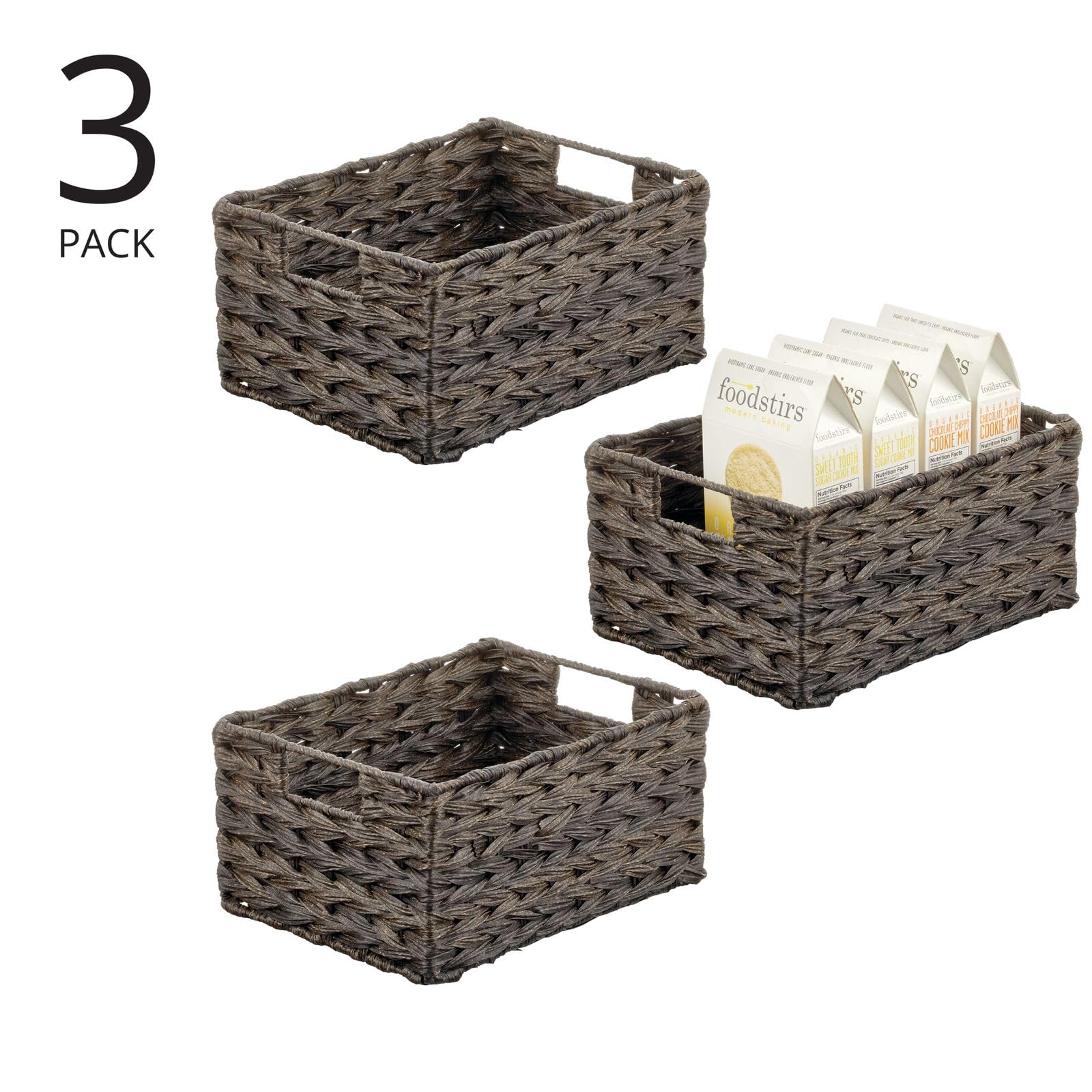 Foto 3 pulgar | Cesta Organizadora De Almacenamiento  Diseño Mdesign  Tejida  Cocina De Granja - Venta Internacional.