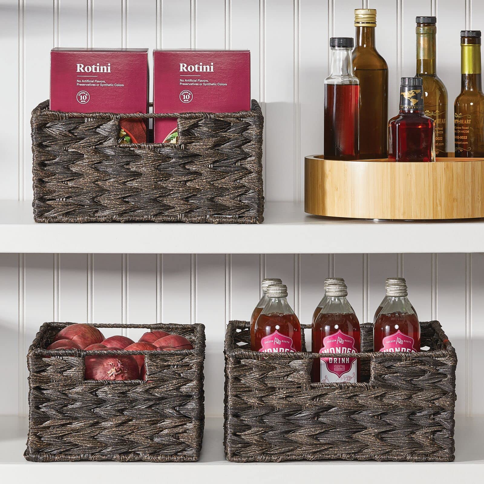 Foto 4 pulgar | Cesta Organizadora De Almacenamiento  Diseño Mdesign  Tejida  Cocina De Granja - Venta Internacional.