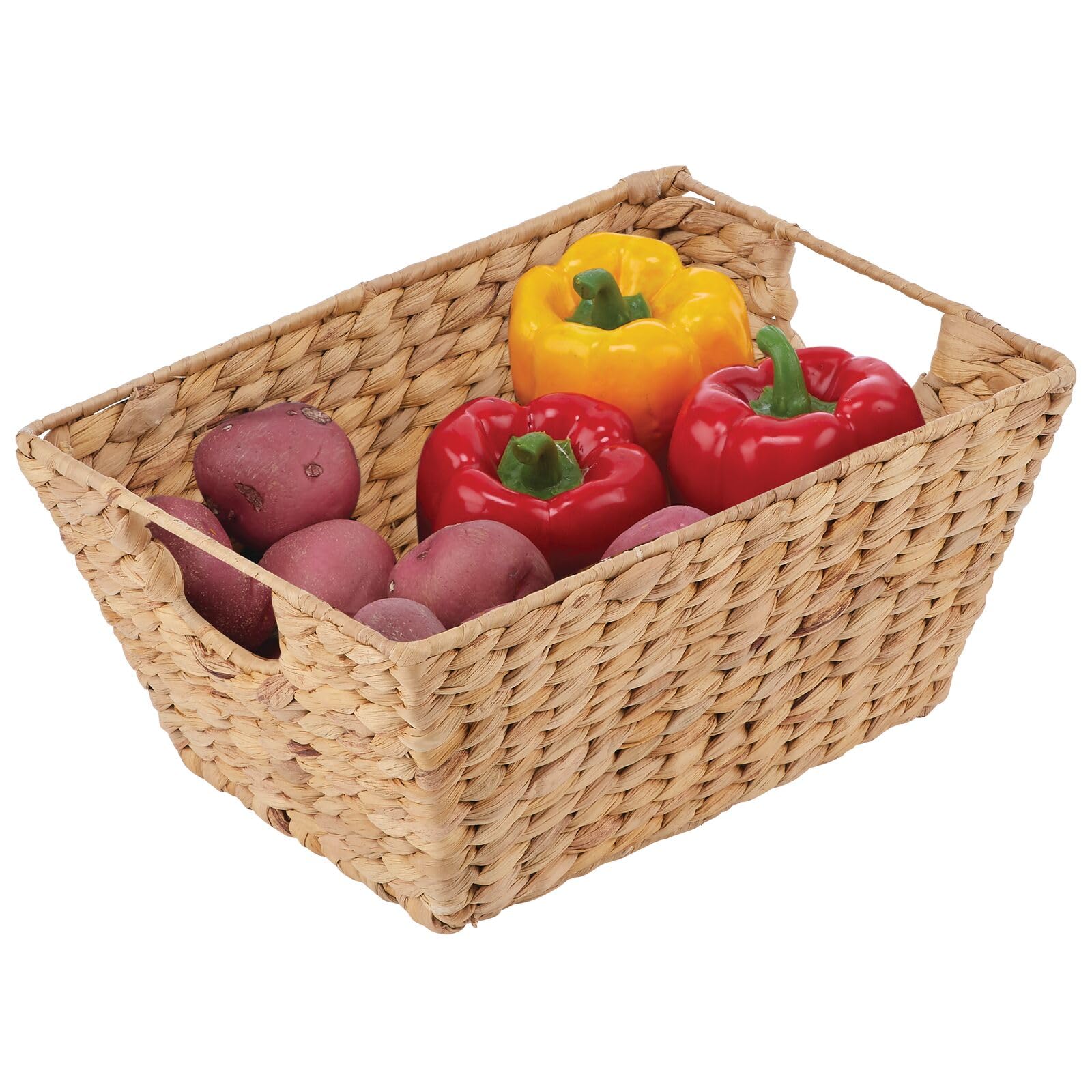 Foto 6 | Cesta Organizadora De Almacenamiento  Diseño M  Jacinto Tejido Natural - Venta Internacional.