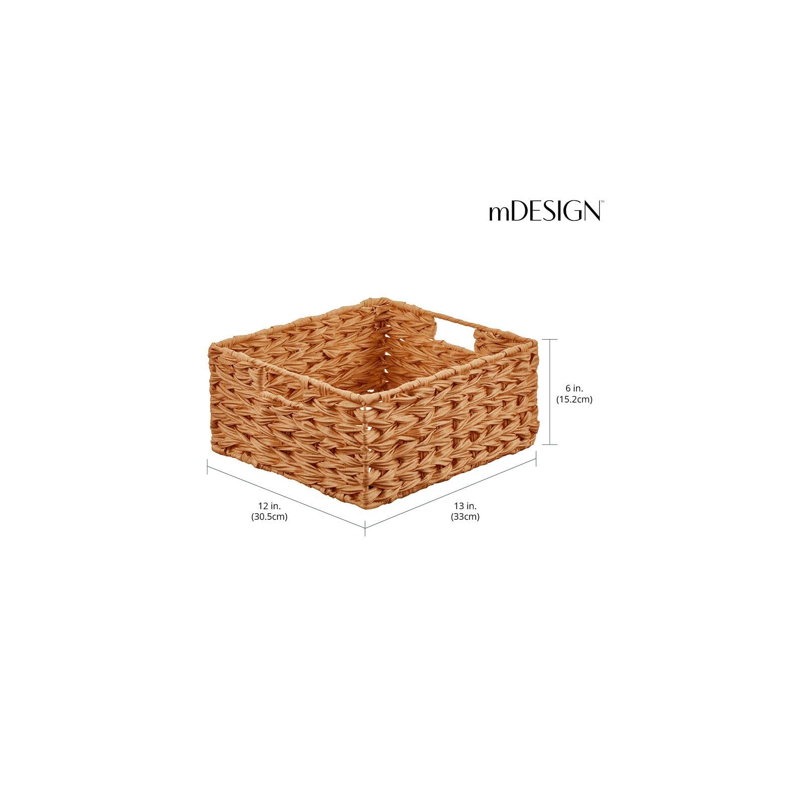 Foto 5 pulgar | Cesta Organizadora De Almacenamiento Mdesign Woven Farmhouse  Paquete De 3 - Venta Internacional.