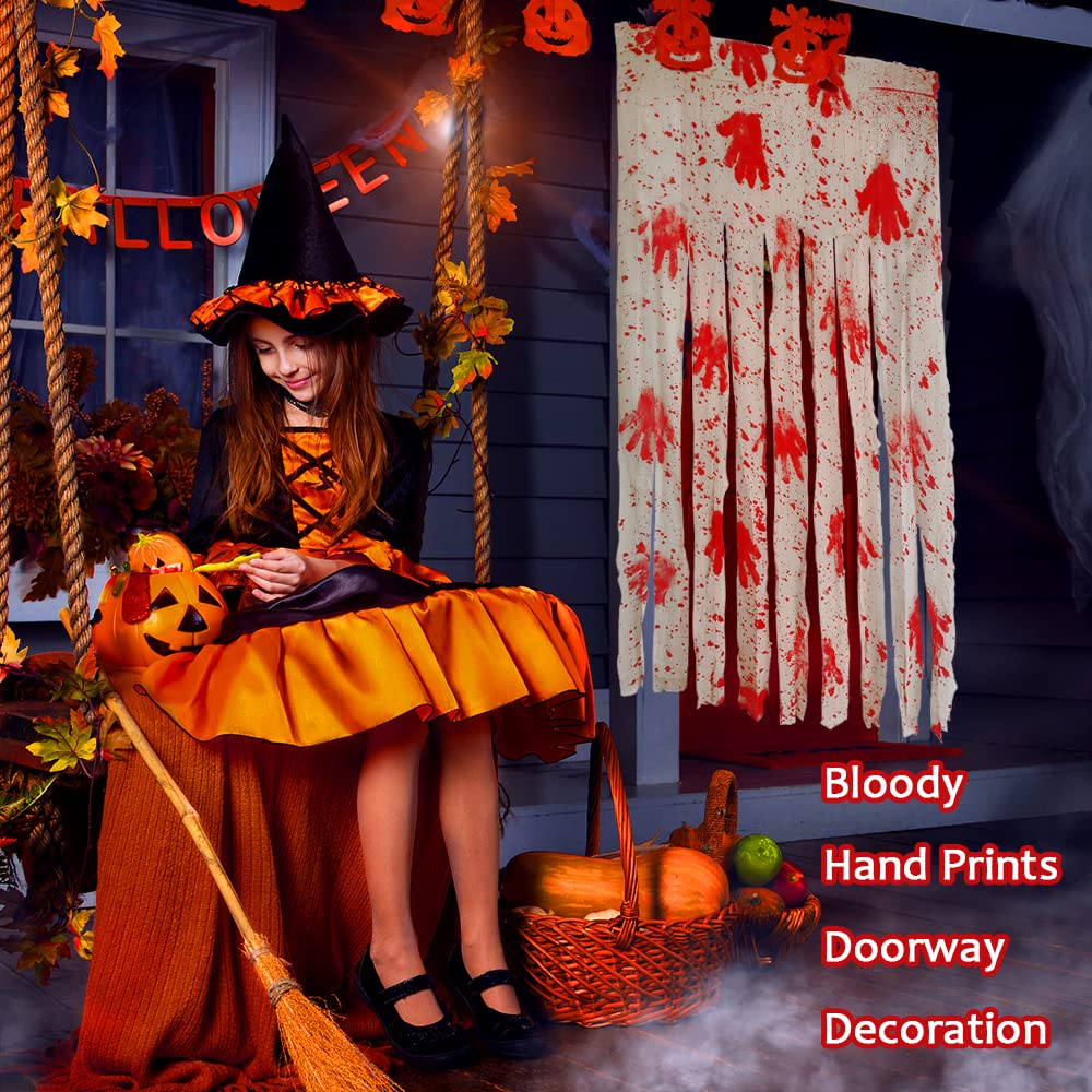 Venta Internacional - Cortina Decorativa para Halloween Manos $274