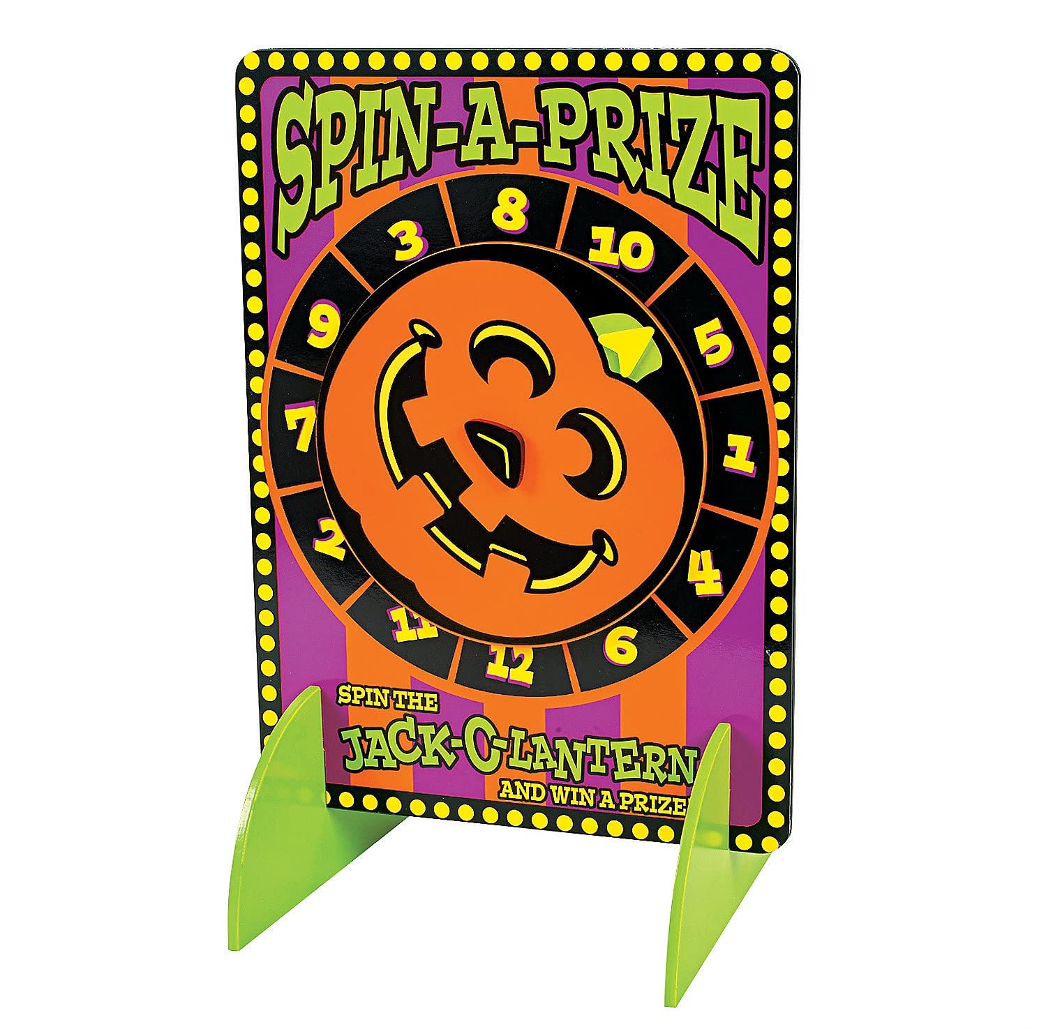 Foto 2 pulgar | Prize Wheel Game Halloween Spinner Wood Carnival Party - Venta Internacional.