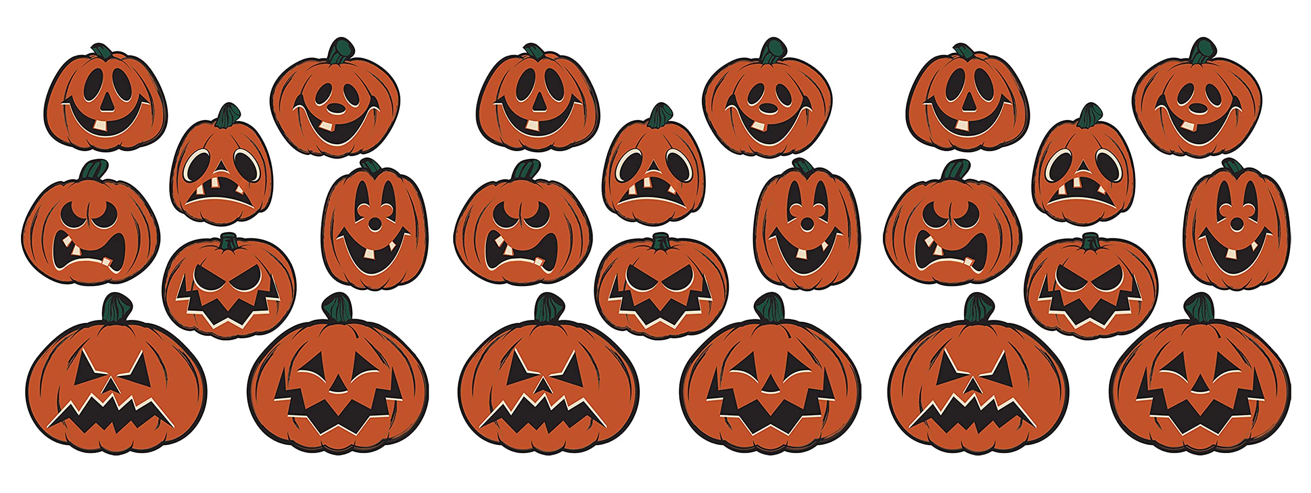 Foto 2 pulgar | Calabaza Vintage Cutouts Beistle Para Halloween, 24 Unidades, 16,5 — 24 Cm - Venta Internacional.