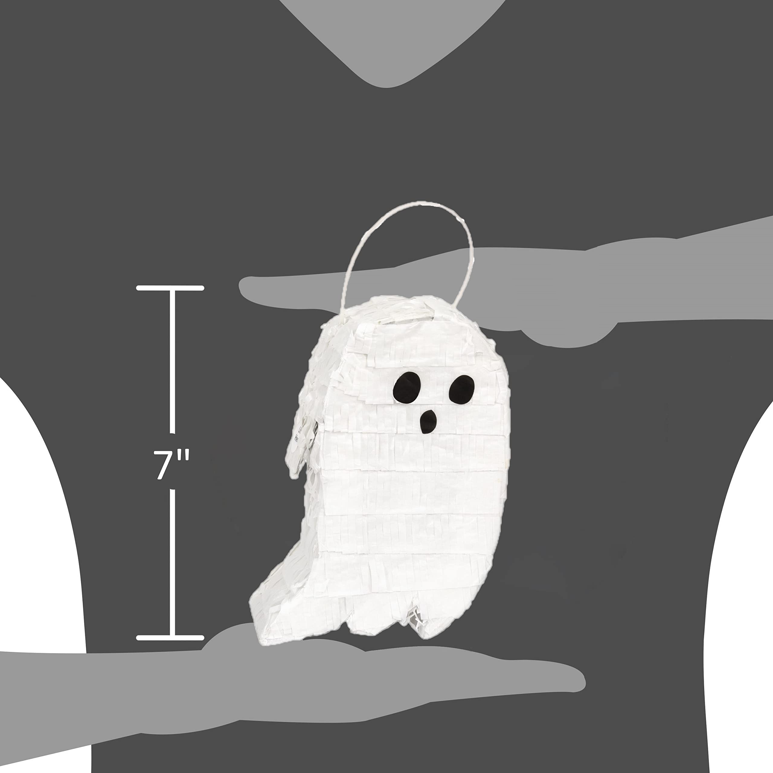 Foto 3 pulgar | Decoración Única Para Piñata Con Forma De Mini Fantasma Espeluznante Para Halloween - Venta Internacional.